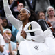 Serena Williams of The United States waves to the crowd after losing against Harmony Tan of France during their Women’s Singles First Round Match on day two of The Championships Wimbledon 2022 at All England Lawn Tennis and Croquet Club on June 28, 2022 in London, England. (Photo by Clive Brunskill/Getty Images)